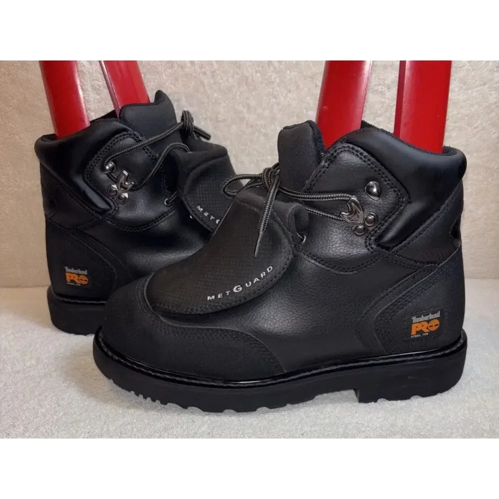 Timberland Pro External Met Guard Steel Toe Boots Black 6